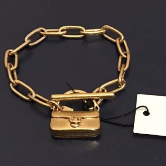 NWT Coach Tabby Handbag Charm Paperclip “BRACELET “ - Picture 7 of 7